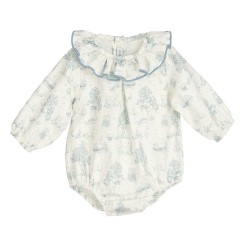 Pelele Excellentt Levante Azul – Ropa Bebé Otoño Invierno Calamaro Baby