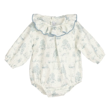 Pelele Excellentt Levante Azul – Ropa Bebé Otoño Invierno Calamaro Baby