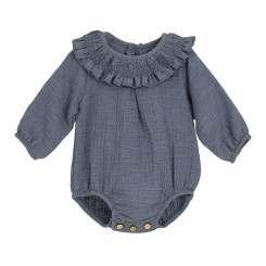 Pelele Erus Azul – Ropa Bebé Otoño Invierno Calamaro Baby
