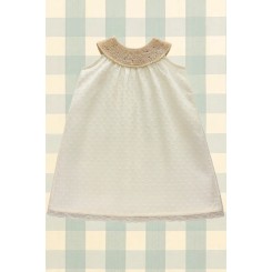 Faldón Plumeti Canesú Punto Ropa Bebé Otoño Invierno