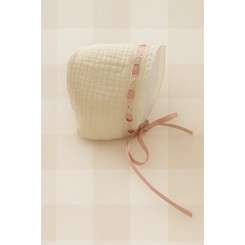 Capota Bebé Puntilla con Lazo – Ropa Otoño Invierno