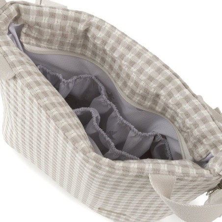 Bolso Talega Vicky Beige 12x40x35 cm Cambrass