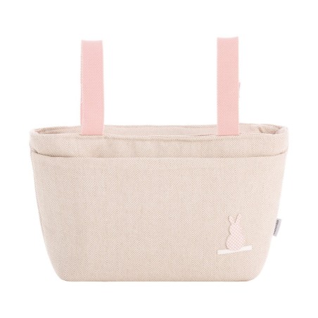 Bolso Organizador Lino Rosa 13x38x20 cm Cambrass