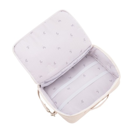 Maleta Clínica Lino Beige 12x47x36 cm Cambrass
