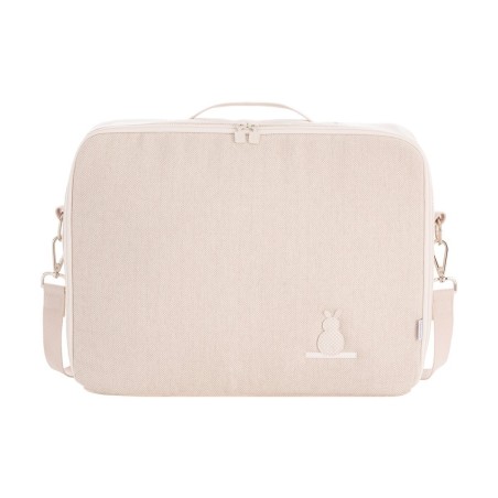 Maleta Clínica Lino Beige 12x47x36 cm Cambrass