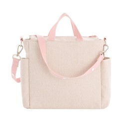 Bolso Maternal Pack Lino Rosa 16x43x37 cm Cambrass 2