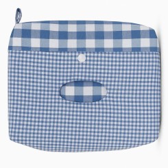 Portatoallitas Vichy Azul Mamapata