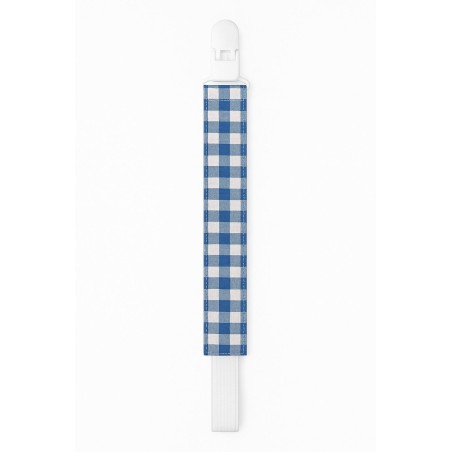 Chupetero Vichy Azul Mamapata