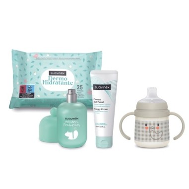 Mochila Elefante Gris con Cosmética Suavinex