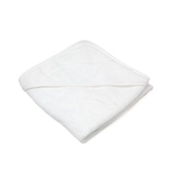 Toalla bebé bambú blanco 100x100 cm KioKids – Suave y absorbente