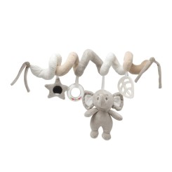 Espiral de actividades Elefante 35 cm KioKids - Suave y estimulante para bebé