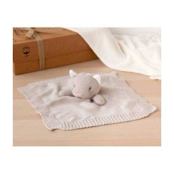 Doudou gato algodón 25 cm Mamapata – Suave y tierno para bebé 2