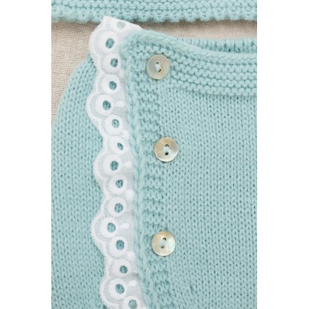 Conjunto de punto para bebé Aqua Cottonbel