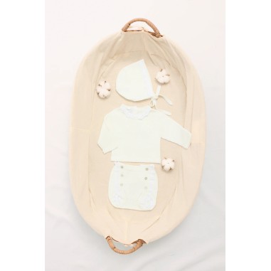 Conjunto de punto para bebé Nata Cottonbel