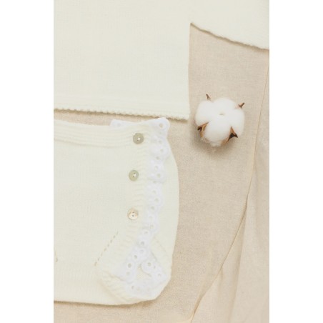 Conjunto de punto para bebé Nata Cottonbel