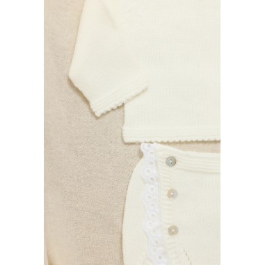 Conjunto de punto para bebé Nata Cottonbel