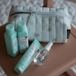 Neceser de tela Suavinex azul para bebé 2