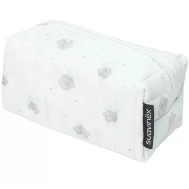 Neceser de tela Suavinex azul para bebé