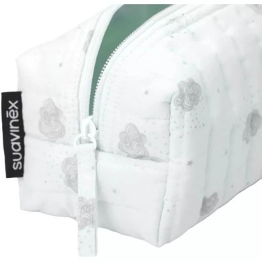 Neceser de tela Suavinex azul para bebé