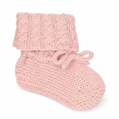 Patuco botita punto aranés de lana Cóndor