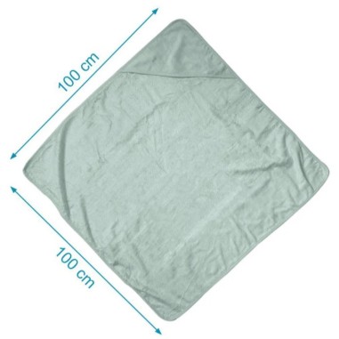 Toalla de Baño Azul 100cm - Kiokids Mamapata