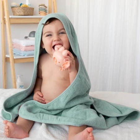 Toalla de Baño Azul 100cm - Kiokids Mamapata