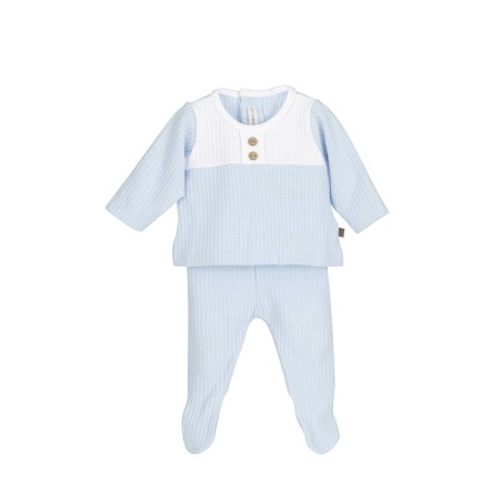 Conjunto de bebé con polaina y camiseta | Ropa cómoda recién nacido