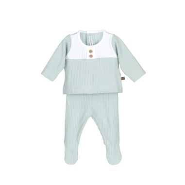 Conjunto de bebé con polaina y camiseta | Ropa cómoda recién nacido