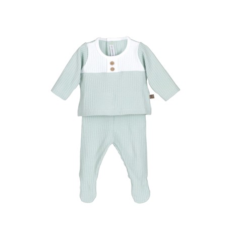 Conjunto de bebé con polaina y camiseta | Ropa cómoda recién nacido