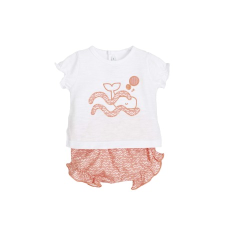 Conjunto pololo bebé verano cómodo y fresco