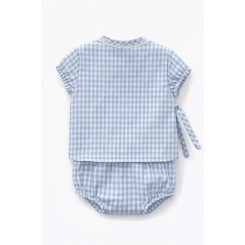 Conjunto Cruzado Vichy Micolino | Mamapata 2