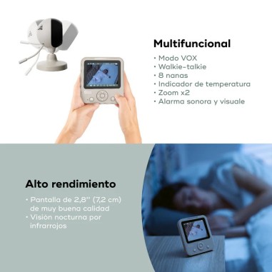 Vigilabebés con Cámara Babymoov Yoo Start | Monitor de Vídeo