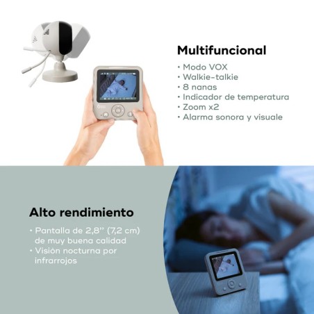 Vigilabebés con Cámara Babymoov Yoo Start | Monitor de Vídeo