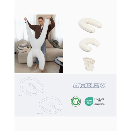 Almohada de Lactancia Babymoov Doomoo Twisty 2 en 1